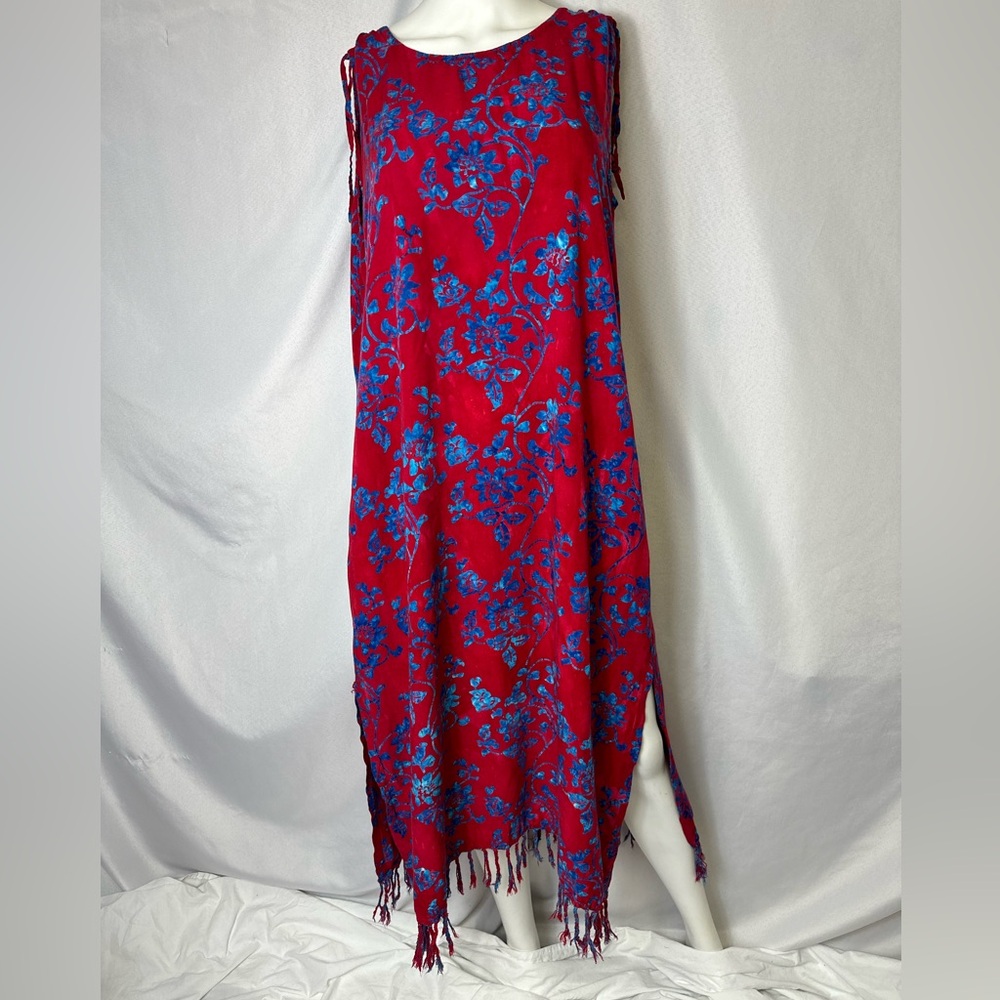 VINTAGE TEMPTATIONS BRAND SIZE XL SLEEVELESS DRESS W POCKETS